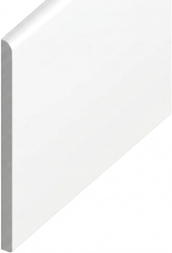 White upvc flat - soffit, board