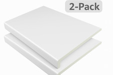 White UPVC Capping Board 2m